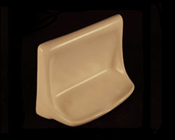 Ceramic Soap Dish 4x6in H46 by HCP Industries