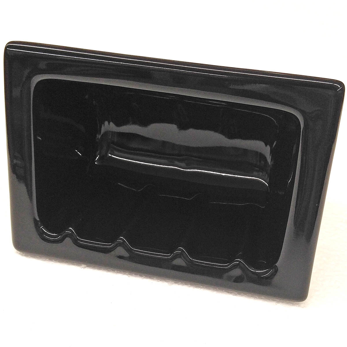 H46R Ceramic Recessed Soap Dish for Tile Showers and Baths 4 x 6 by HCP Industries