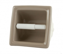 TT66R Ceramic Recessed Tissue Holder for Tile Showers and Baths 6 x 6
