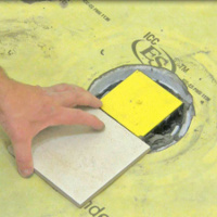 Waterproof shower Step24