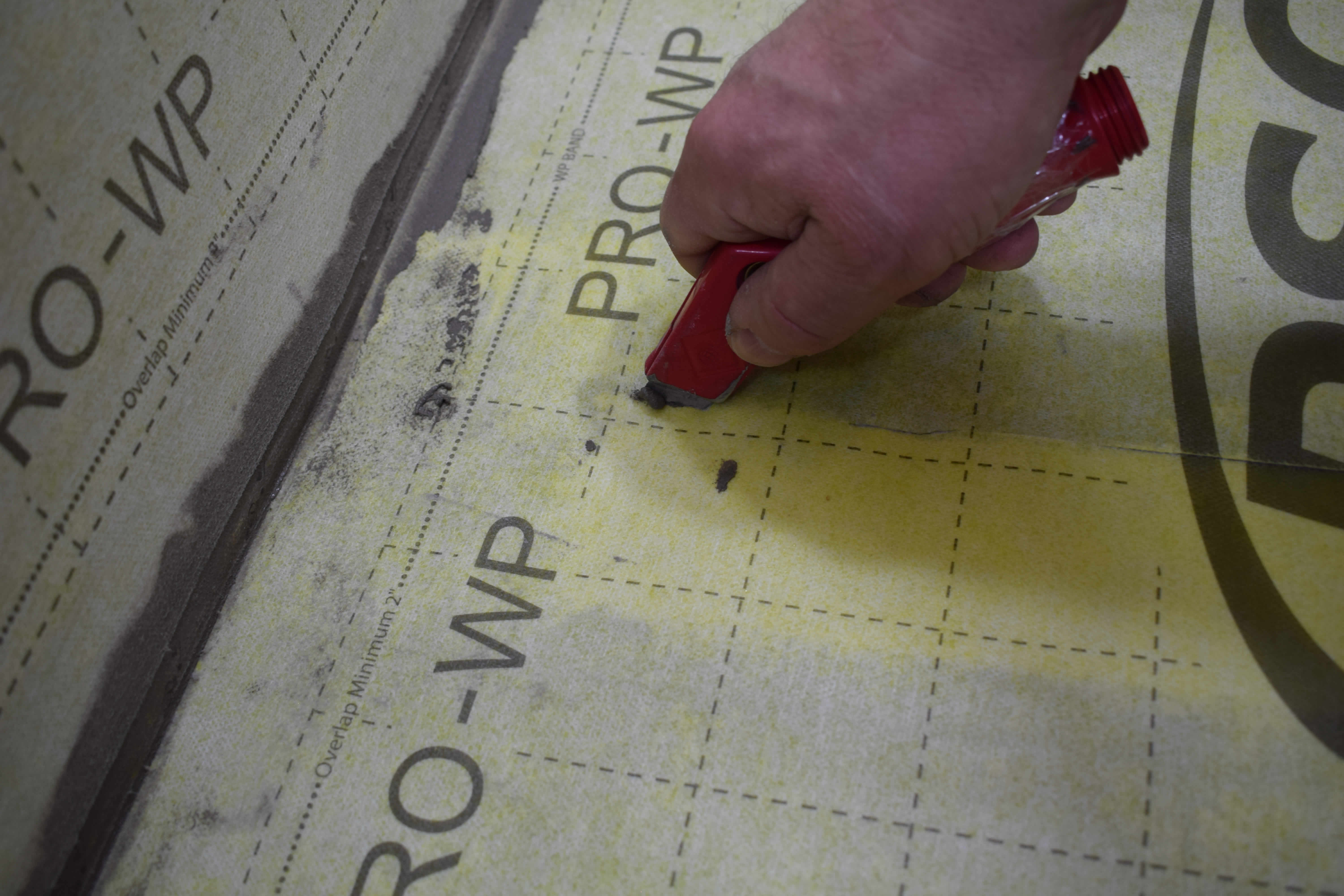 Cut Out Drain Flange Waterproof Membrane 11