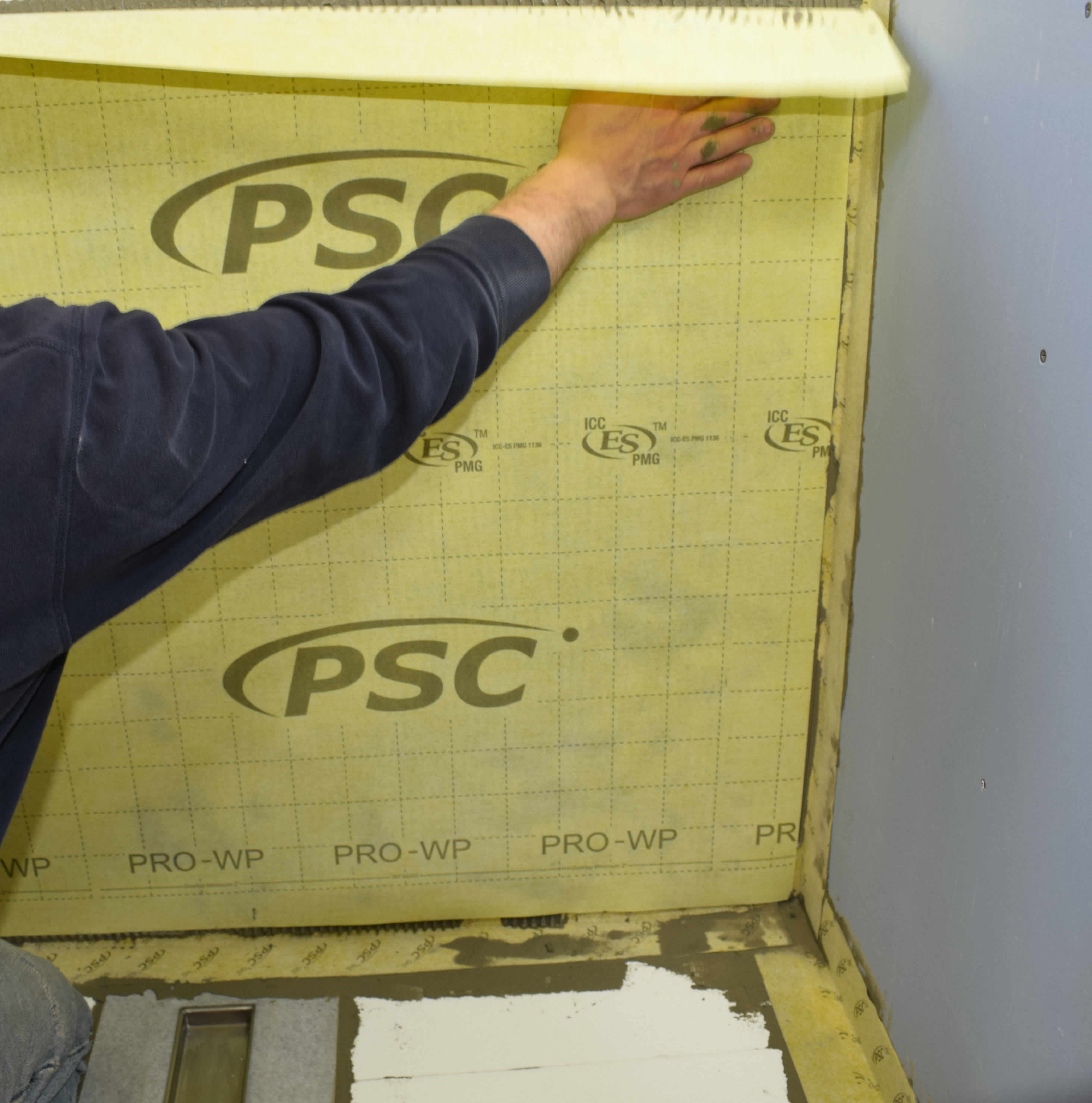 Install Wall Waterproofing shower membrane Step 9