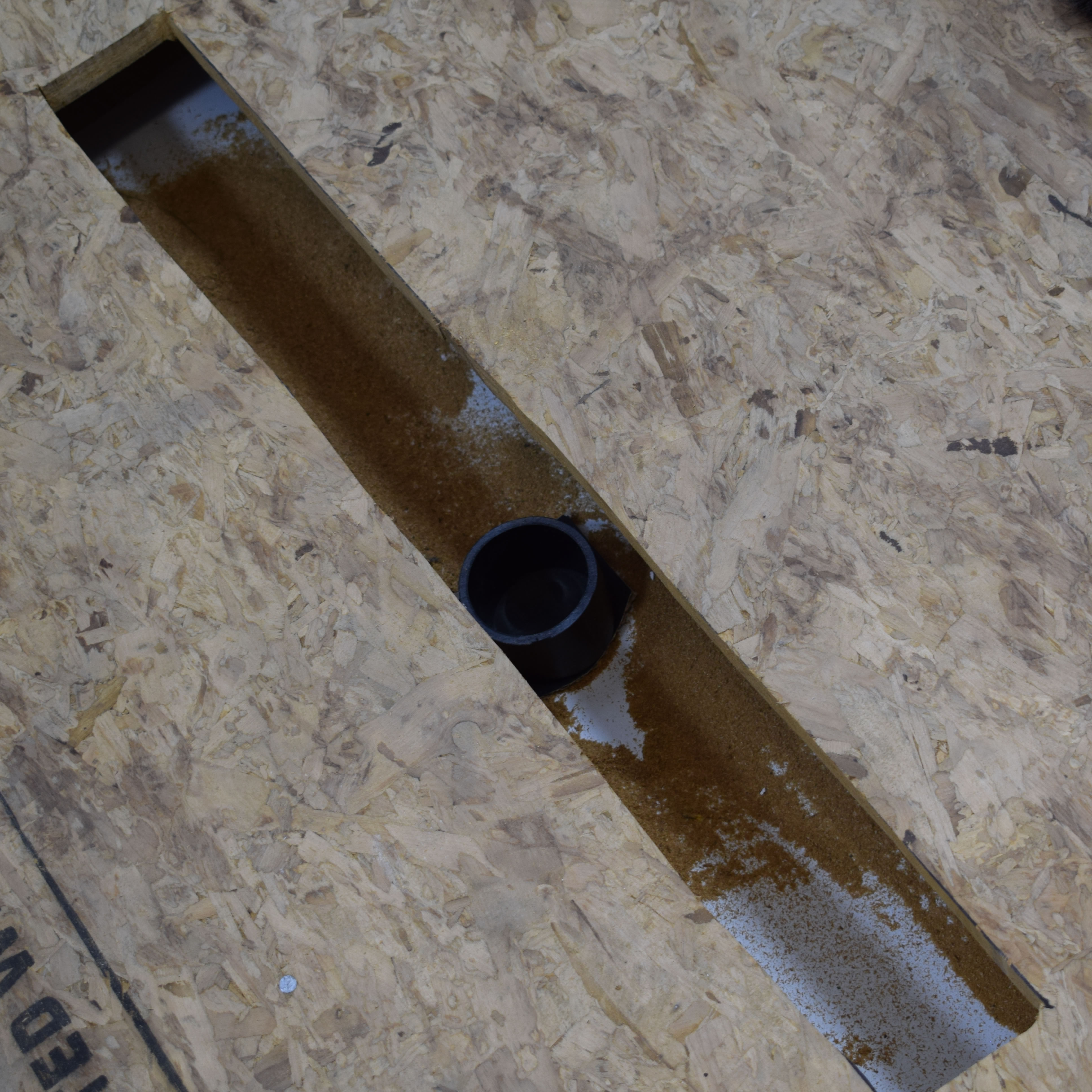 Linear Drain Instalation Step 1