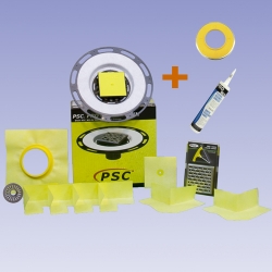 PSC Pro GEN II Tiled Shower Flange with Clamping Flange Adapter Seal
