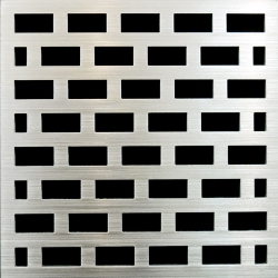 PSC Pro Stainless Steel Drain Grate Cover - Brick Design