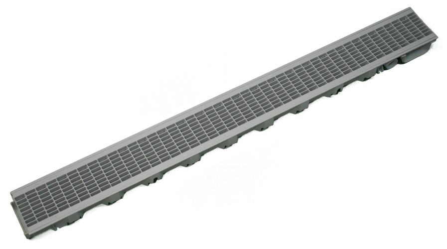 Trench 40in Linear Drains Pegasus Plus One S - Pedestrian Traffic by PSC